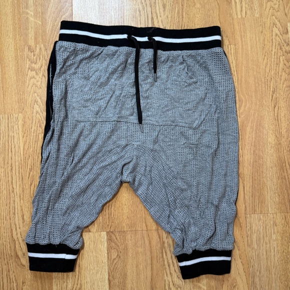 Andrew Christian Gray Sweatpants with Black Accents - Picture 2 of 7